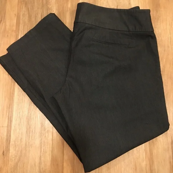 Torrid Black Pinstripe Trouser Pants - Picture 3 of 7